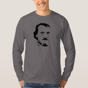 Camiseta larga de la manga de Edgar Allan Poe
