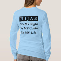 Camiseta larga de la manga de la vida de Hijab
