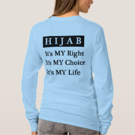 Camiseta larga de la manga de la vida de Hijab