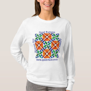 Camiseta larga de la manga de las mujeres