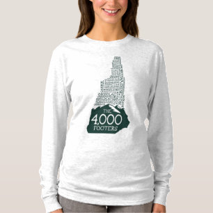 Camiseta larga de la manga de las mujeres de los