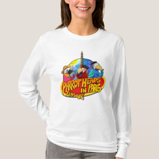 Camiseta larga de la manga de las mujeres de PHIP