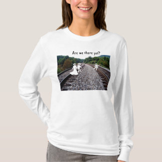 Camiseta larga de la manga de las señoras -
