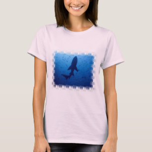 Camiseta larga de la manga de las señoras del
