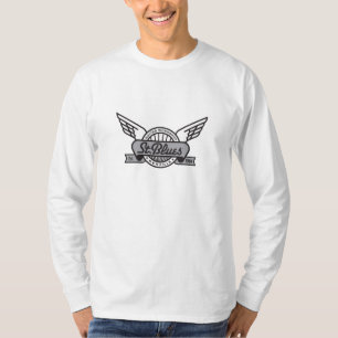Camiseta larga de la manga de los azules del St