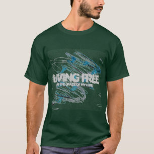 Camiseta larga de la manga de los hombres libres