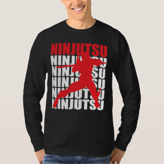 Camiseta larga de la manga de Ninjutsu