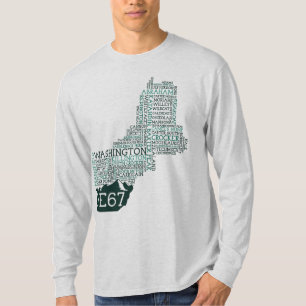 Camiseta larga de la manga de Nueva Inglaterra 67