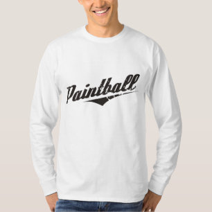 Camiseta larga de la manga de Paintball del