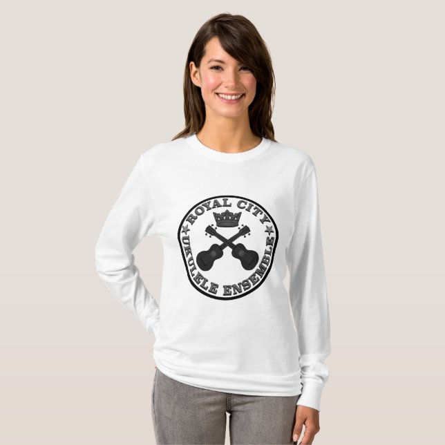 Camiseta larga de la manga de RCUE (Anverso completo)