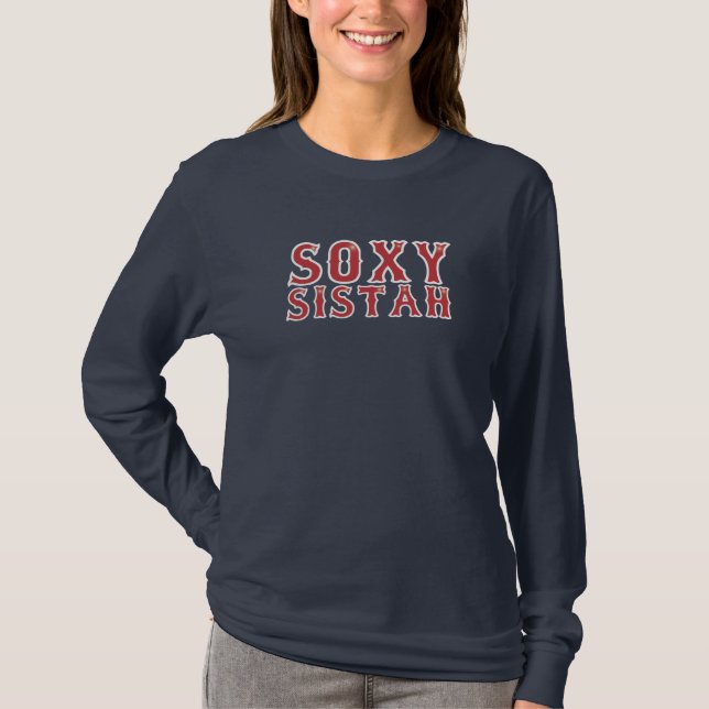 Camiseta larga de la manga de Soxy Sistah (Anverso)