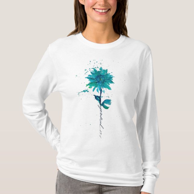 Camiseta larga de la manga del 29:11 de Jeremiah (Anverso)