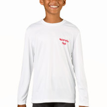 Camiseta larga de la manga del Deporte-Tek de la