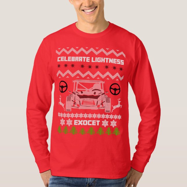 Camiseta larga de la manga del día de fiesta (Anverso)