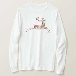 Camiseta larga de la manga del día de fiesta del