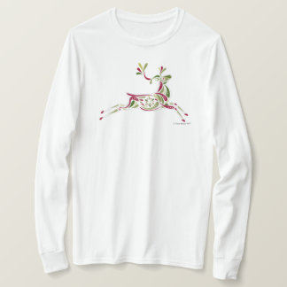 Camiseta larga de la manga del día de fiesta del