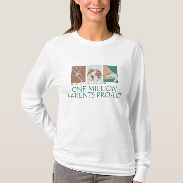 Camiseta larga de la manga del engranaje del (Anverso)