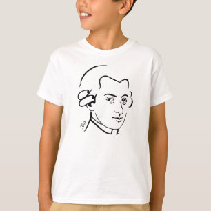 Camiseta larga de la manga del niño de Wolfgang
