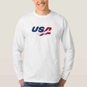 Camiseta larga de la manga del Racquetball de los