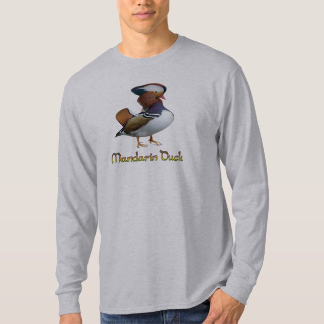 Camiseta larga de pato mandarín (Anverso)