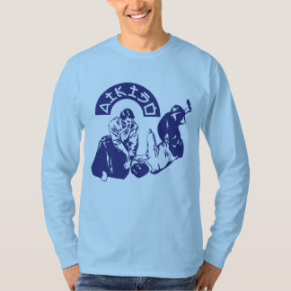 Camiseta larga del Aikido de la manga