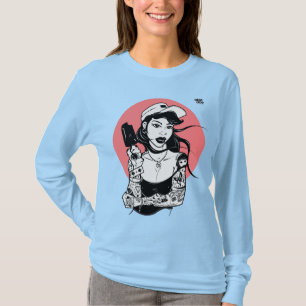 Camiseta larga del Chica Tattoed Ice Cream