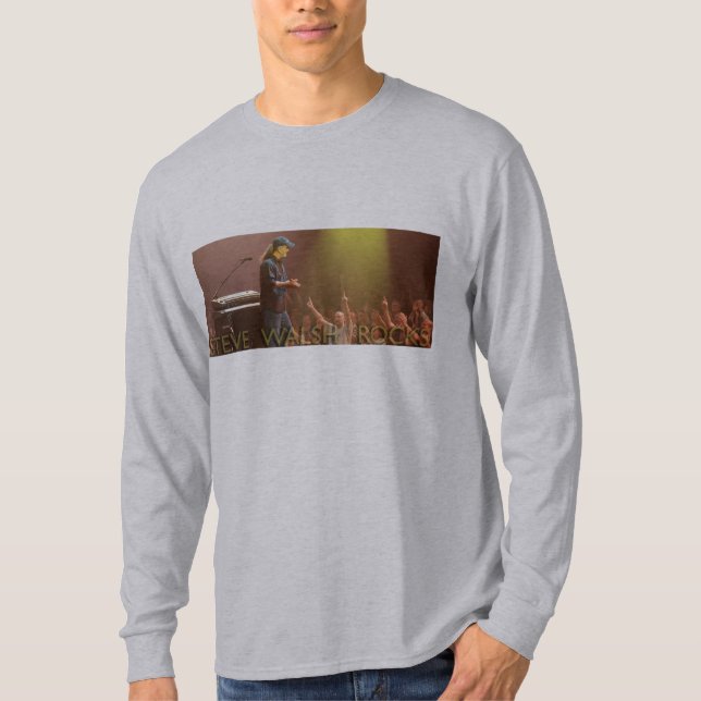 Camiseta larga del concierto de la manga de Steve (Anverso)
