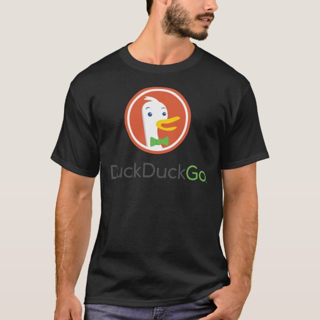 Camiseta larga DuckDuckGo (Anverso)