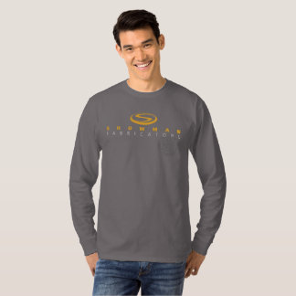 Camiseta larga gris de la manga de ShowFab
