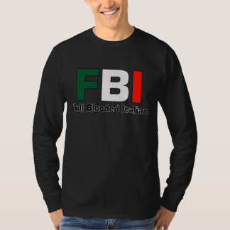 Camiseta larga italiana llena del negro de la