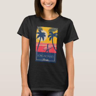 Camiseta Larga llave de barco Florida diseño de playa retro