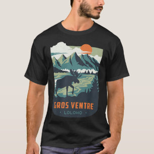 Camiseta Larga luna de miel LOLOHO Gros Ventre Wilderness