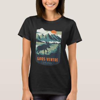 Camiseta Larga luna de miel LOLOHO Gros Ventre Wilderness
