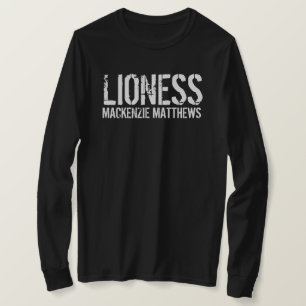 Camiseta Larga manga de las mujeres negras personalizadas p