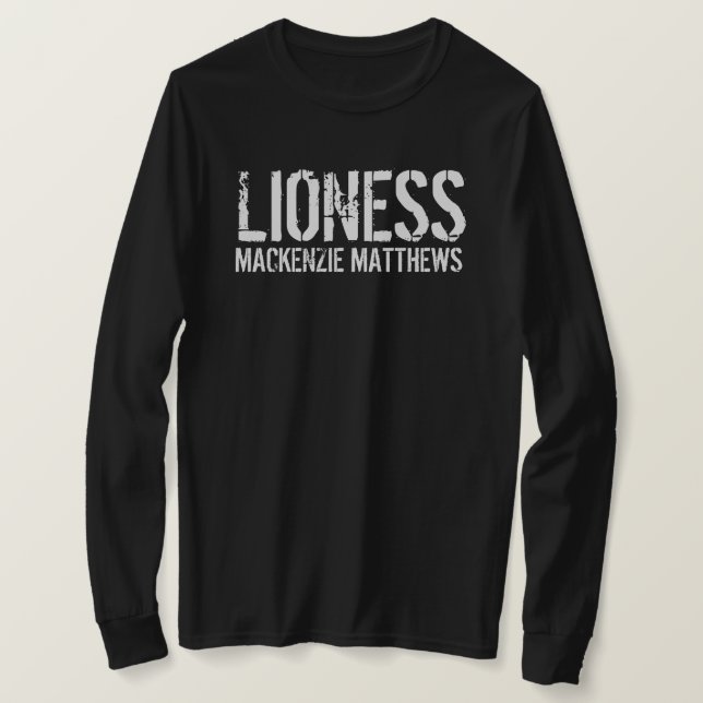 Camiseta Larga manga de las mujeres negras personalizadas p (Anverso del diseño)