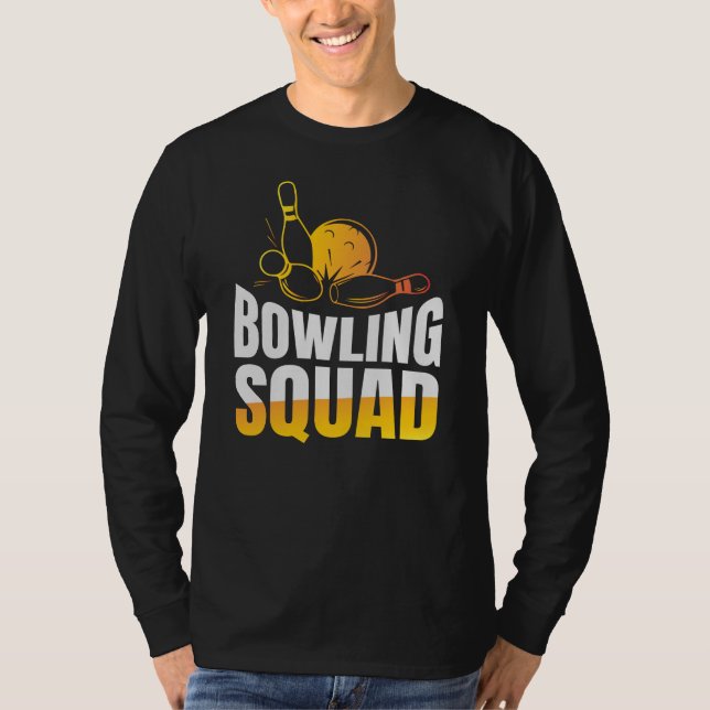 Camiseta Larga manga del equipo masculino del equipo de bol (Anverso)