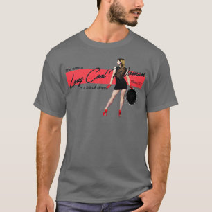 Camiseta Larga mujer de Guay vestida de negro Las mentiras 