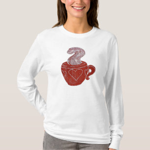 Camiseta larga nana de la manga de Hanes de las