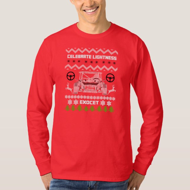 Camiseta larga nana de la manga del día de fiesta (Anverso)