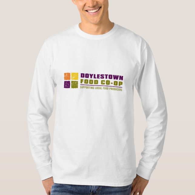 Camiseta larga para hombre de la manga de DFC (Anverso)