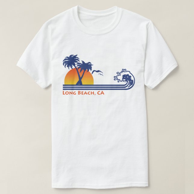 Camiseta Larga playa CA (Diseño del anverso)