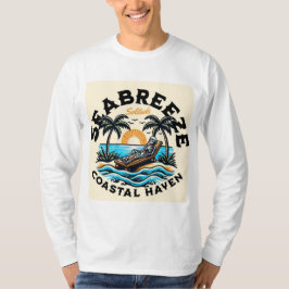 Camiseta larga playa de hombres