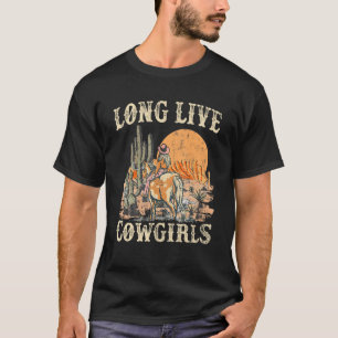 Camiseta Larga vida a Howdy Rodeo Western Country Cowgirls