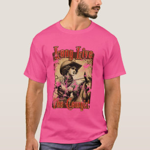 Camiseta Larga vida a la gallina de las vacas, la puta del