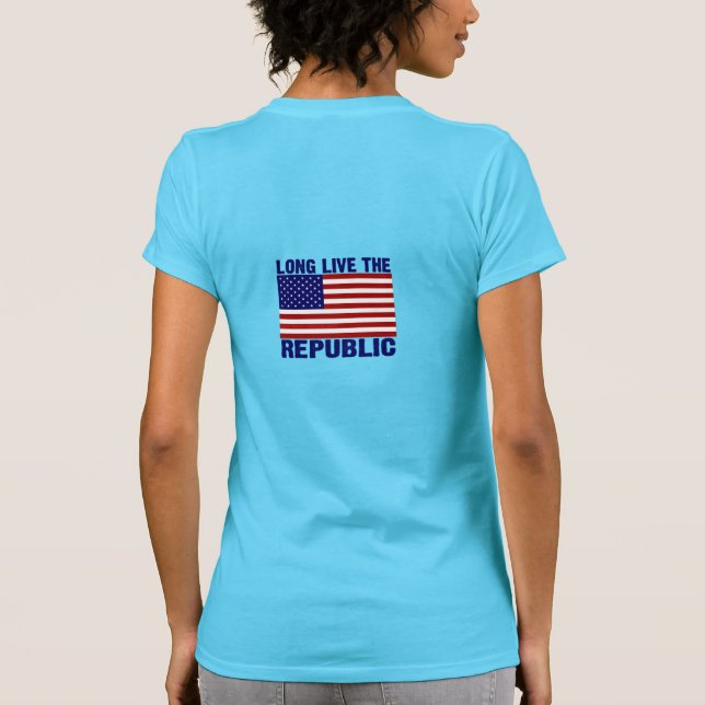 Camiseta Larga vida a la República (Reverso)