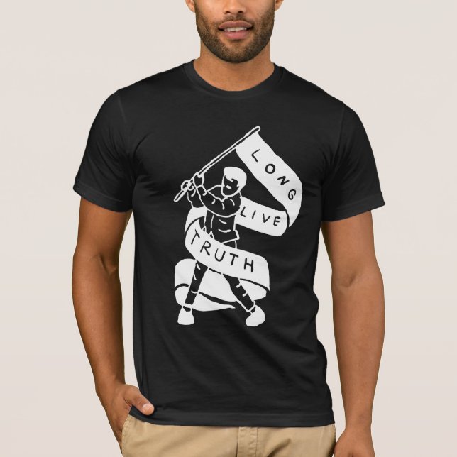 Camiseta Larga vida a la verdad (Anverso)