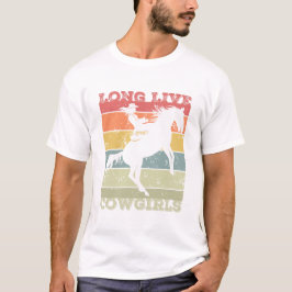 Camiseta Larga vida a las vacas - Celebra el estilo occiden