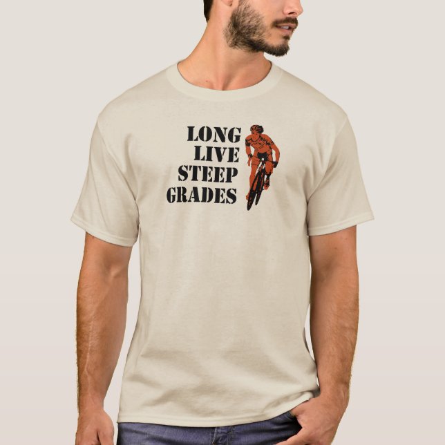 Camiseta Larga vida al ciclismo de gran escala (Anverso)