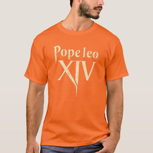 Camiseta Larga vida al Papa León XIV - Un nuevo amanecer pa (Anverso)