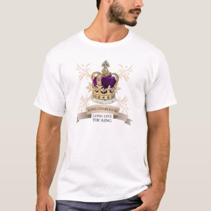 Camiseta Larga vida al Rey Reino Unido Rey Coronación